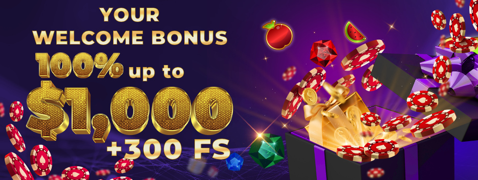 Bonus 100% up to AU$1,500 and 300 Free Spins